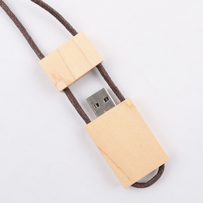 Ổ đĩa flash USB bằng gỗ phong 16GB 32GB 64GB có dây USB 3.0 Tốc độ nhanh
