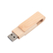 USB A và loại c ổ đĩa flash USB bằng gỗ với USB2.0/3.0 kiểu giao diện để truyền dữ liệu nhanh
